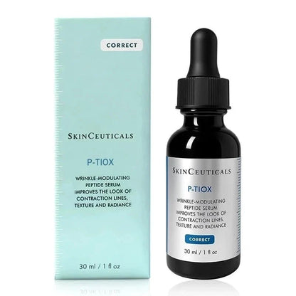 SkinCeuticals P-TIOX serum bottle and packaging on a white background